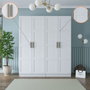 Hanah Home Armario Blanco BA194 - 4574